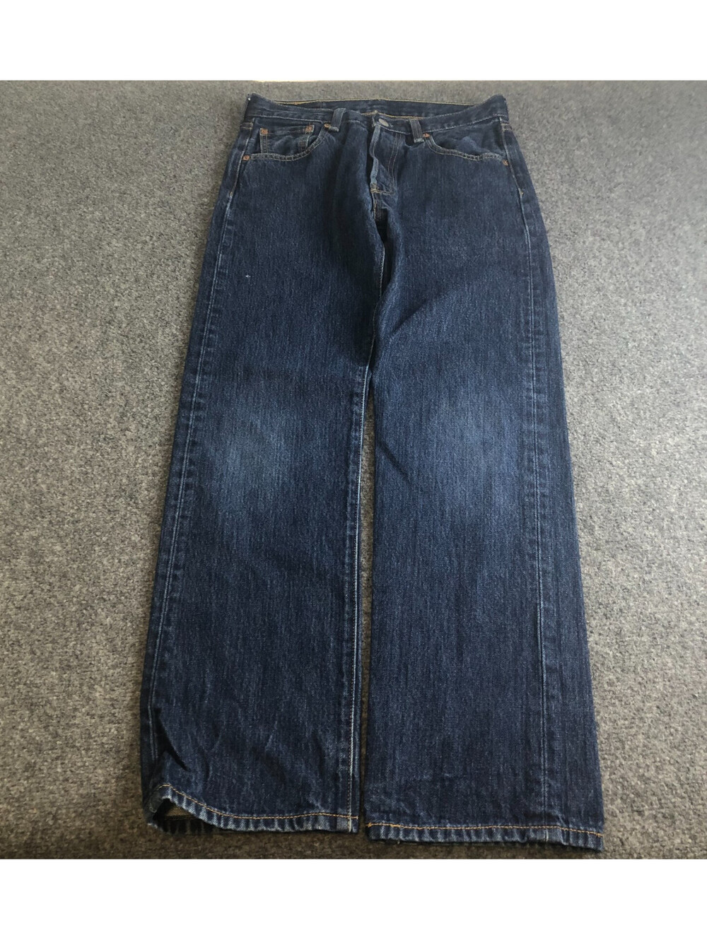 Vintage Levis 501 Jeans Mens 29x30 Blue Y2K Button Fly Denim Pants Faded Cotton